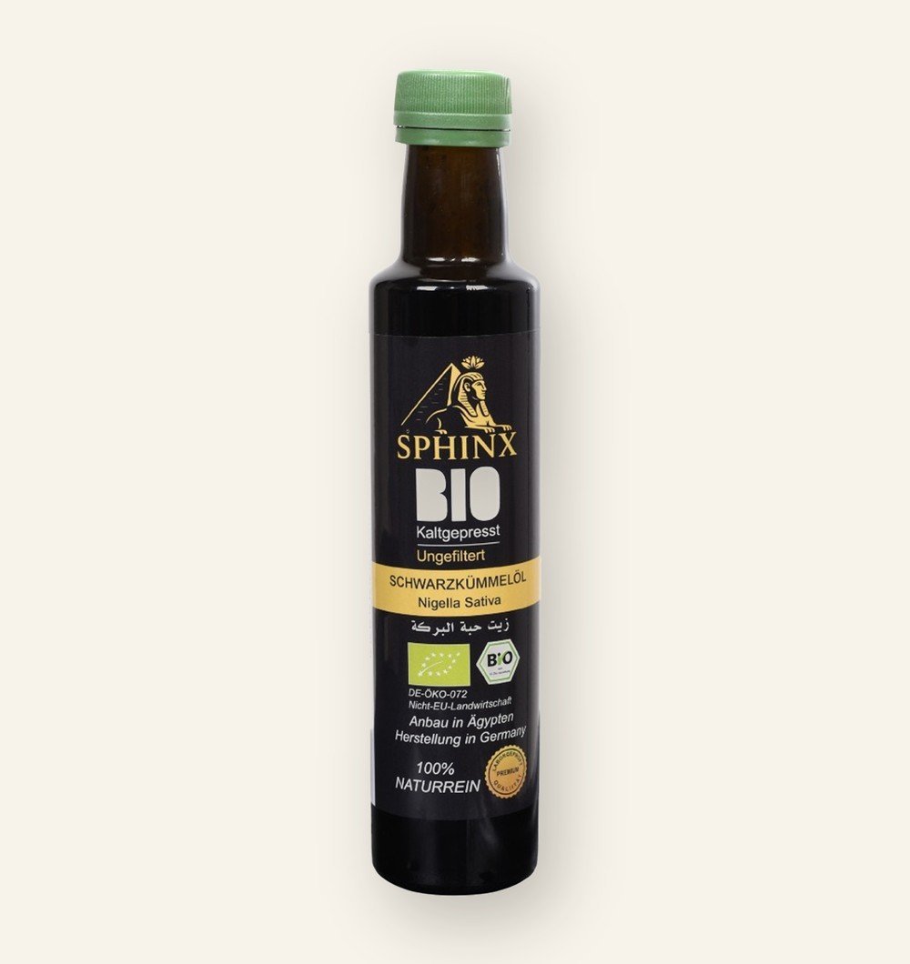 Bio Schwarzkümmelöl 250 ml Flasche